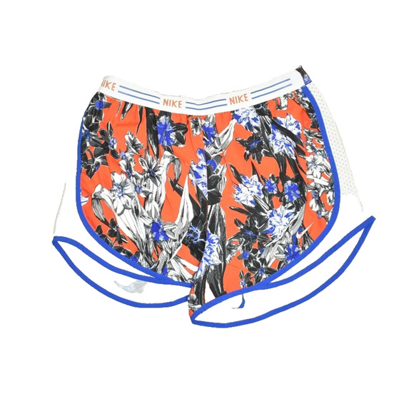Nike Dri-FIT Shorts Women's Regular Size M Floral Running Athletic Unique - Picture 1 of 8